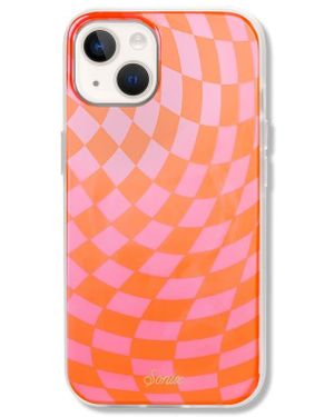 Sonix Checkmate Magsafe Compatible Iphone14, 14 Plus & 14 Pro Case - Orange