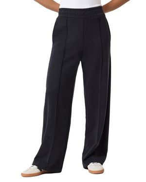 Mavi Pleated Straight Leg Pull-On Pants - Black