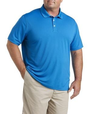 Essentials Big & Tall Solid Golf Polo Shirt - Blue