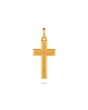 Amy Kahn Cross Pendant - White