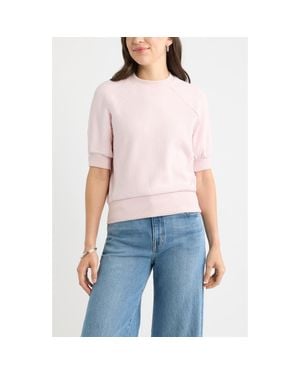 Caslon Bubble Sleeve Sweatshirt - Blue
