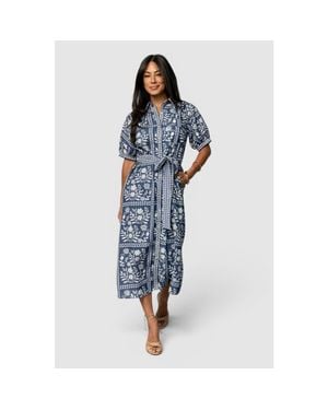 Baltic Born Karla Midi Dress - Blue