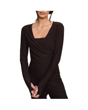 Rhone Atmosphere Wrap Top - Black