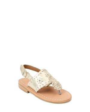 Jack Rogers Kids' Jacks Slingback Sandal - Natural