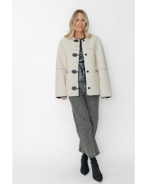 Central Park West Hazel Reversible Jacket - Natural