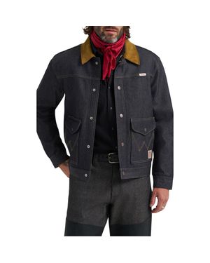 Wrangler Filson X Two-Tone Denim Work Jacket - Black
