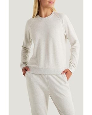 Free Fly Lightweight Fleece Sweatshirt - White