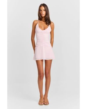 Sasha Therese Cora Mini Dress - White
