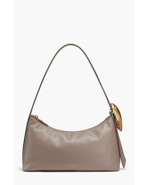 Donna Karan Georgette Shoulder Bag - Gray