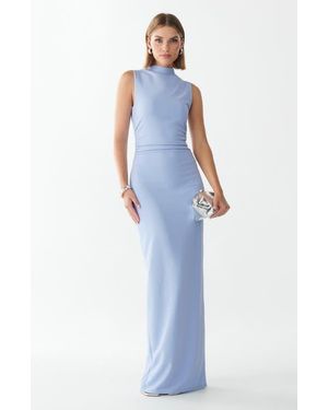 BWLDR Lana Maxi Dress - Blue