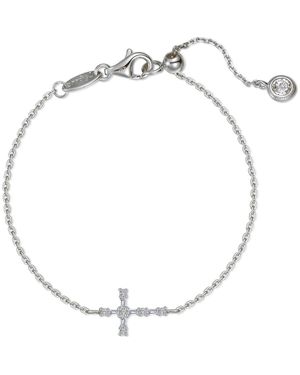 Lafonn Eden Baguette Cross Bracelet - Metallic