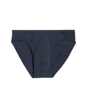 Ron Dorff Slim Y-Front Stretch Cotton Briefs - Blue