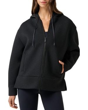 Travis Mathew Cloudscape Zip-Up Hoodie Jacket - Black