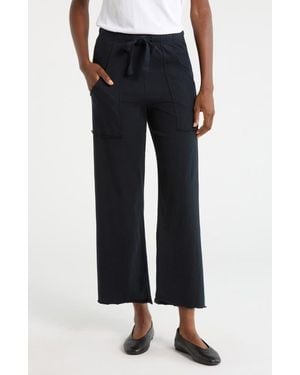 Frank & Eileen Penny Patch Pocket Cotton Pants - Black