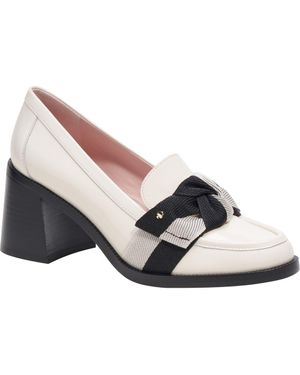 Kate Spade Leandra Block Heel Loafer - Metallic