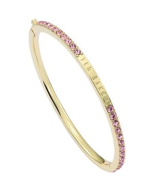 Ted Baker Claudia Narrow Crystal Hinge Bracelet - Metallic