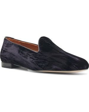 Jon Josef Gatsby Bow Velvet Venetian Loafer - Blue