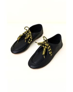 Charlotte Stone Ryan Ballet Loafer Flat - Black