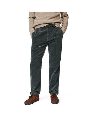 aubi Barrowby Cord Pants - Green