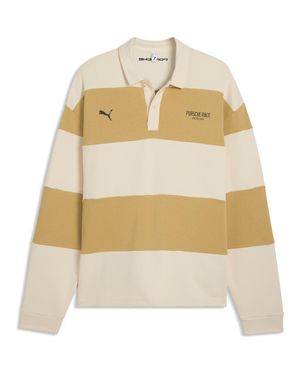 PUMA Lifestyle Crew Oversize Cotton Blend Polo - Natural