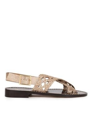 Bobbies Zita Flat Sandals - Brown