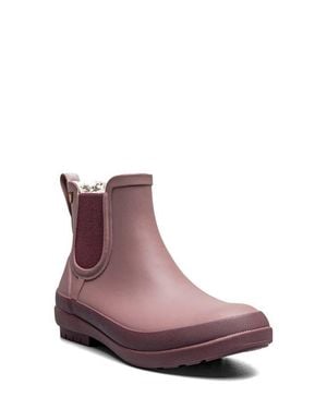 Bogs Amanda Ii Waterproof Insulated Chelsea Rain Boot - Purple