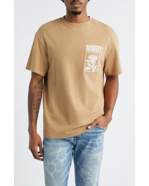 Memory Lane Through The Years Cotton Jersey Graphic T-Shirt - Green