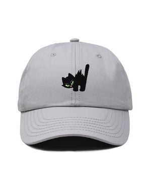 Alix Blink Cat Dad Cap - Gray