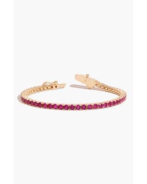 AUrate New York Lab Grown 6Ct Tennis Bracelet - Multicolor