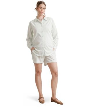 Nom Maternity The Easy Maternity & Nursing Shirt - Natural