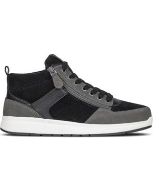 BILLY Footwear Comfort Double Zip High Top Sneaker - Black