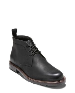 Cole Haan Roundhill Grand Chukka Round-toe Boots - Black