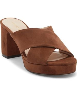 Stuart Weitzman Dayna Platform Sandal - Brown