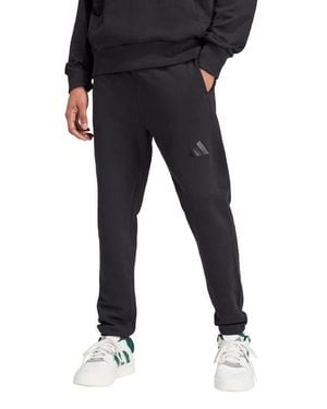 adidas Szn French Terry Relaxed Fit Pants - Black