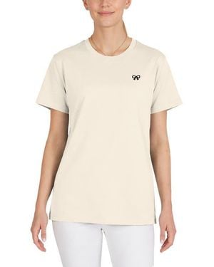Alix Bow Jersey Tee - Natural