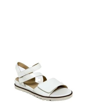 David Tate Theo Ankle Strap Sandal - White