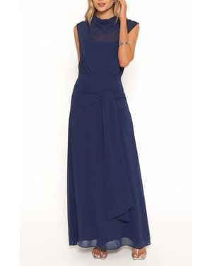 Petal & Pup Sakura Midi Dress - Blue