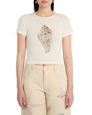 Muse Assembly Shell Graphic Tee - Natural