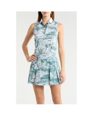 Greyson Huntress Toile Print Polo - Blue