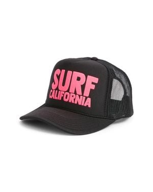 Friday Feelin Surf California Trucker Hat - Red
