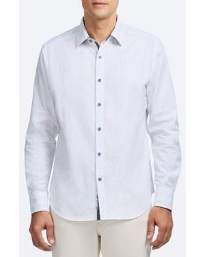 Robert Graham Camden Classic Fit Button-Up Shirt - White