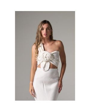JBQ Camelia Top - Gray