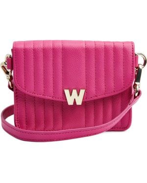 Wolf Mimi Mini Bag With Wristlet & Lanyard - Pink