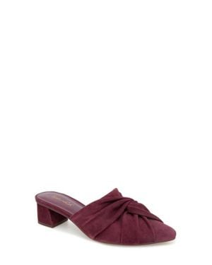 Splendid Lanis Block Heel Mule - Purple