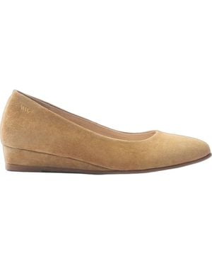 VISCATA Roma Suede Flats - Natural