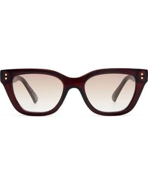 Aire Nightglow Cat Eye Sunglasses - Brown