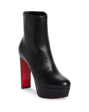 Christian Louboutin Loo Platform Bootie - Black