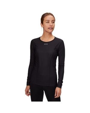 Gore Wear Windstopper Base Layer Thermo Long-Sleeve Shirt - Black