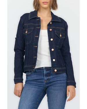 DEAR JOHN Ainsley Trucker Jacket - Blue