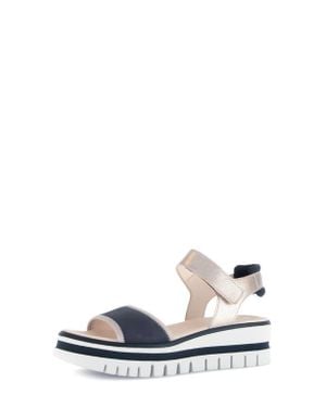 Gabor 64.629 Platform Wedge Sandal - White